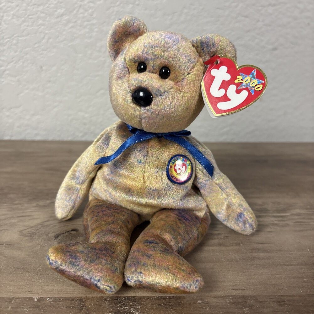 Ty Beanie Baby Clubby III Bear June 30 2000 Stuffed Toy